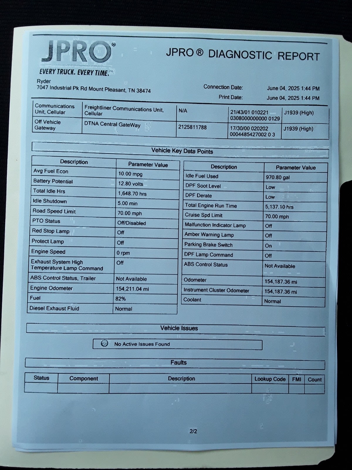 2019 Freightliner M2 106 819629