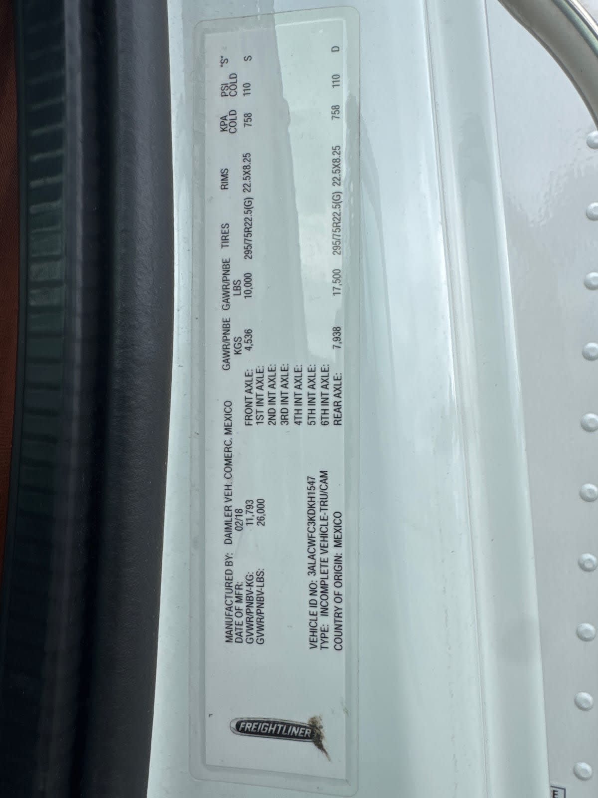 2019 Freightliner/Mercedes M2 106 820577