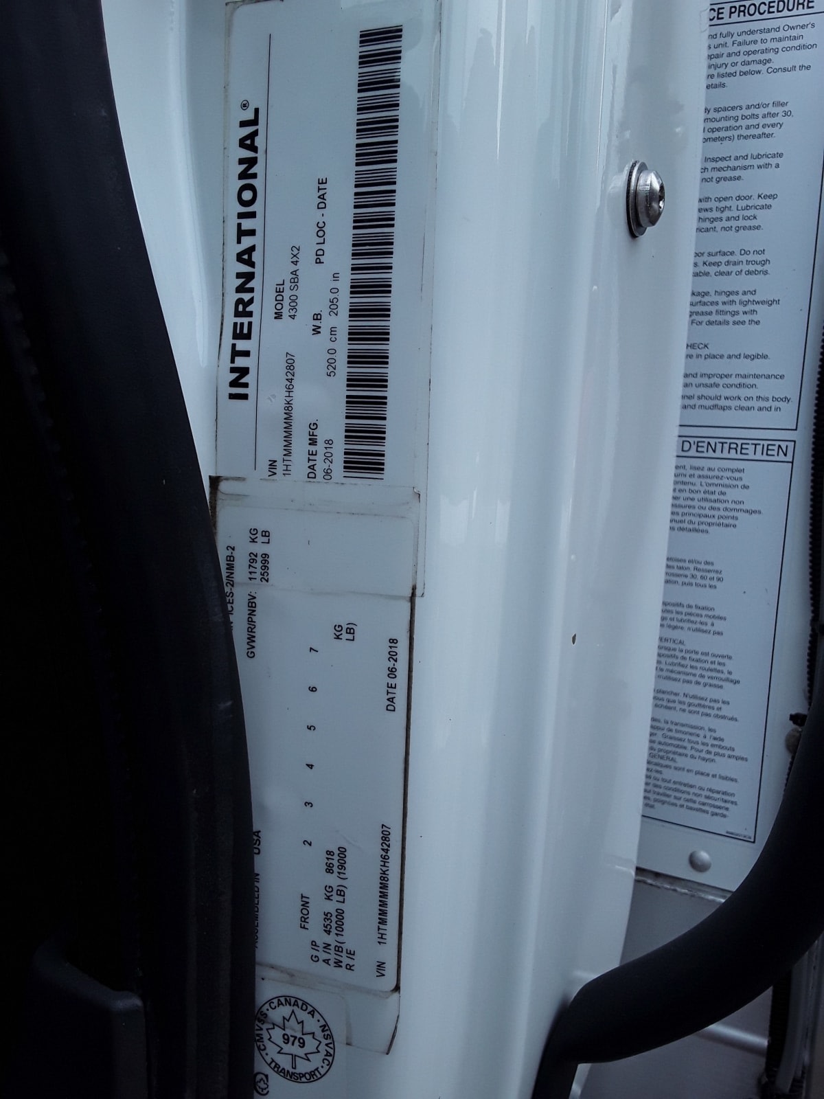 2019 Navistar International 4300 822061