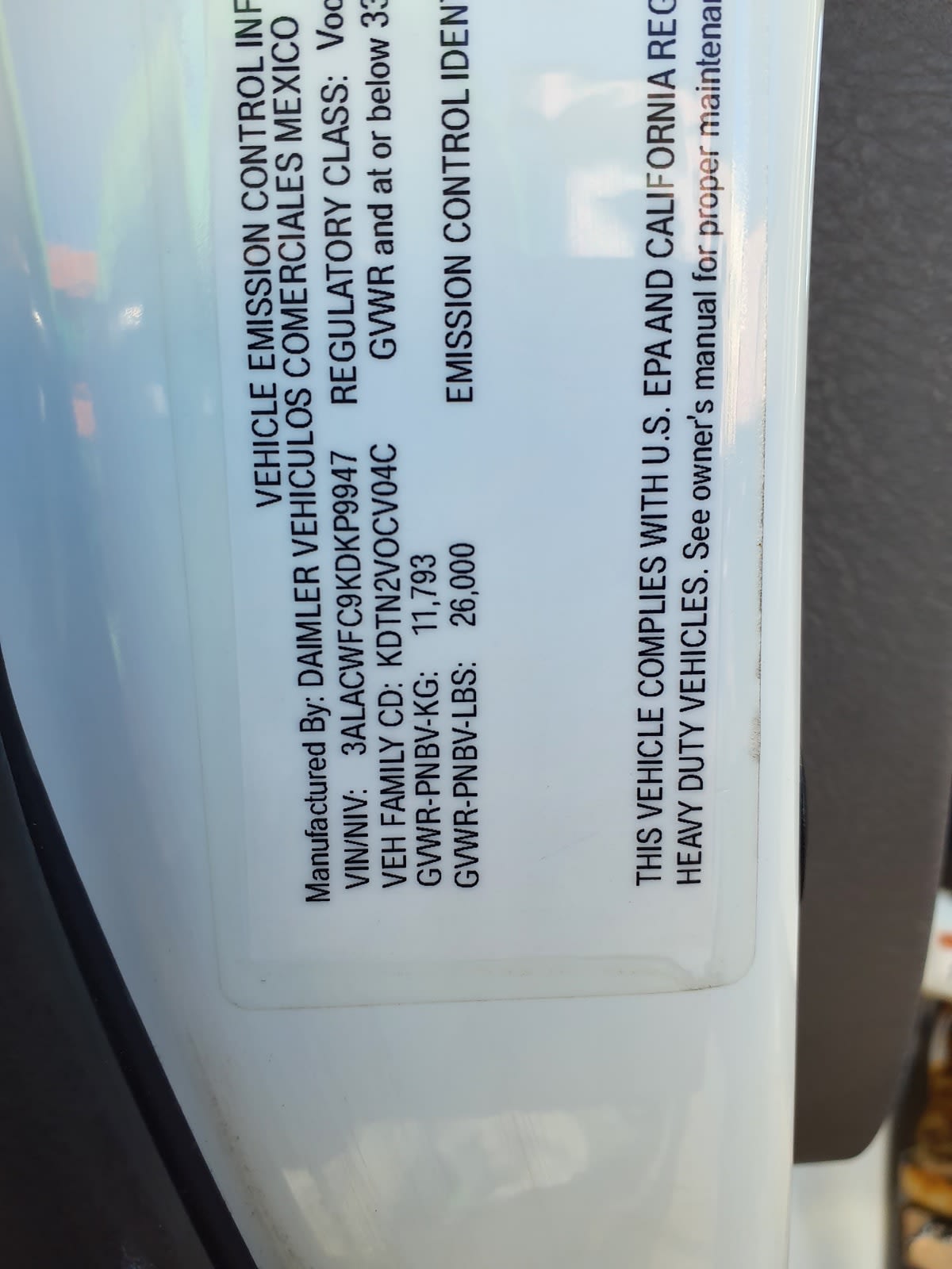 2019 Freightliner/Mercedes M2 106 830612