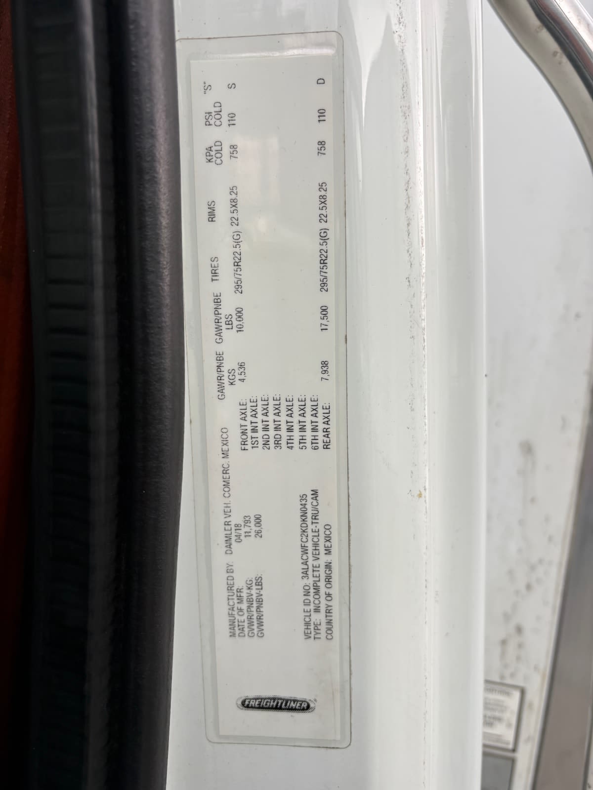2019 Freightliner/Mercedes M2 106 831520