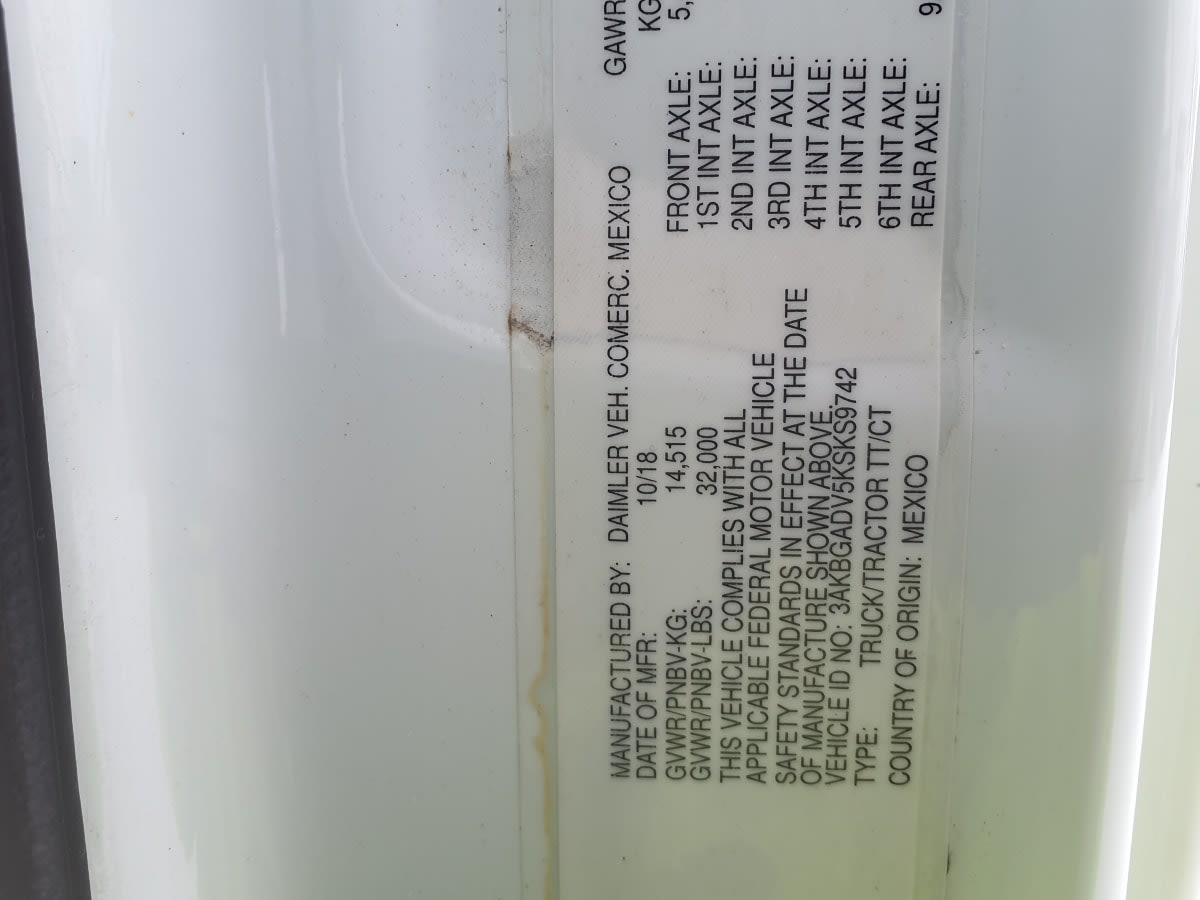 2019 Freightliner/Mercedes CASCADIA 113 862423