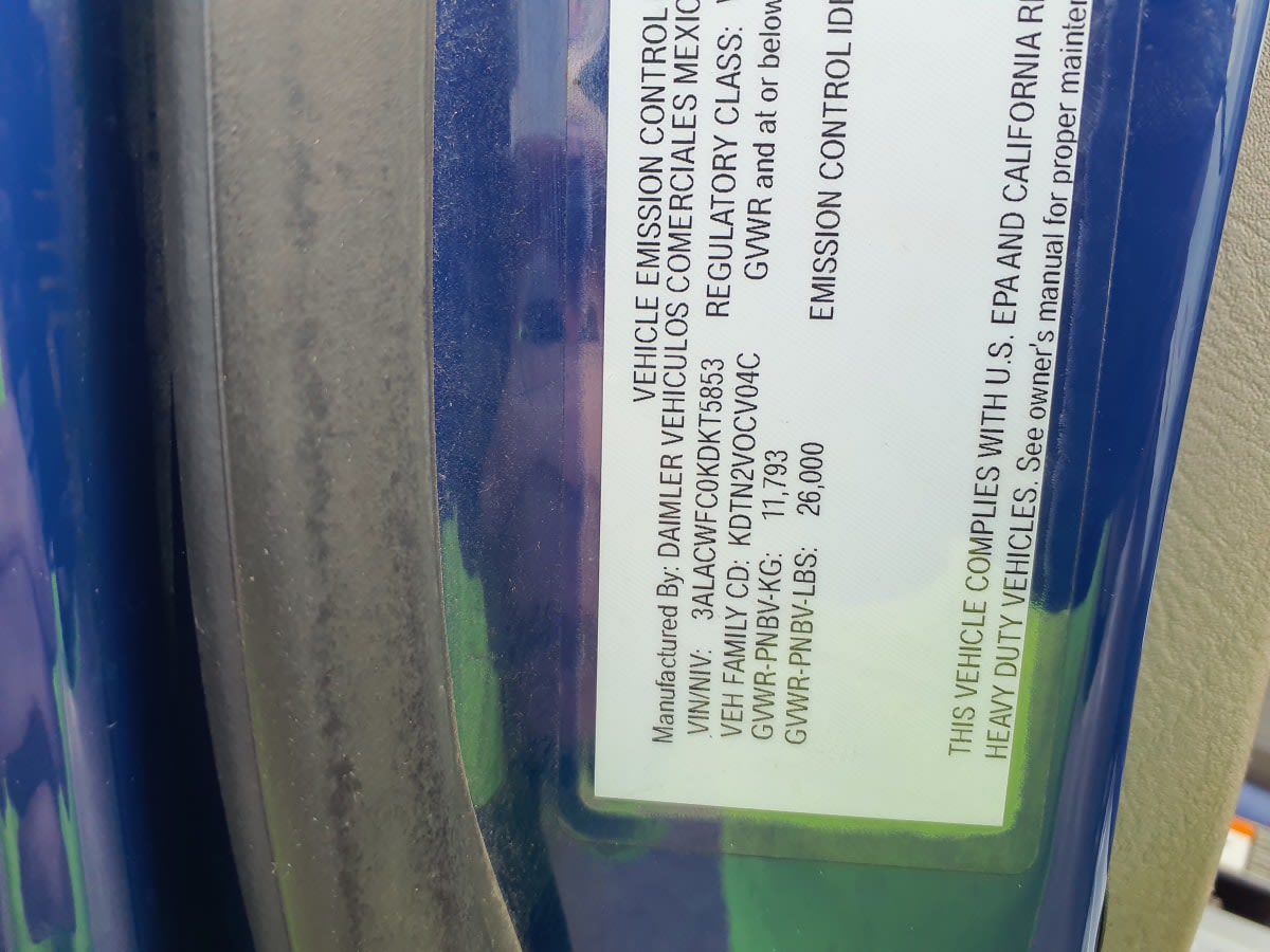 2019 Freightliner/Mercedes M2 106 862464