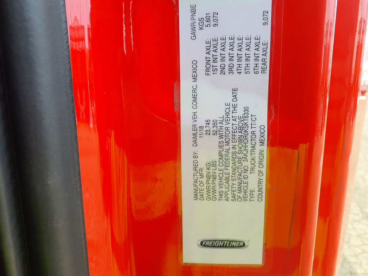 2019 Freightliner/Mercedes NEW CASCADIA PX12664 862774