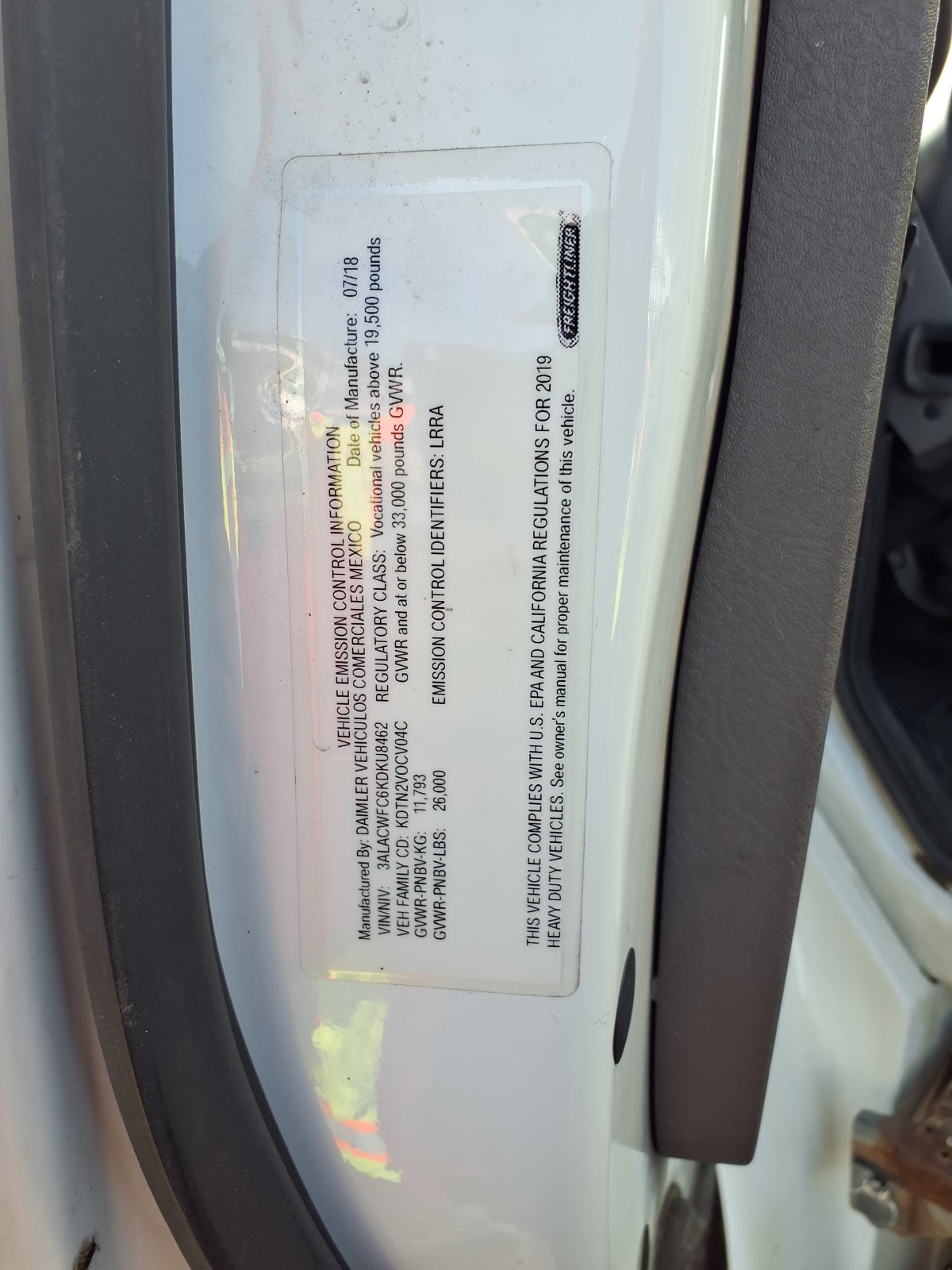 2019 Freightliner/Mercedes M2 106 864332