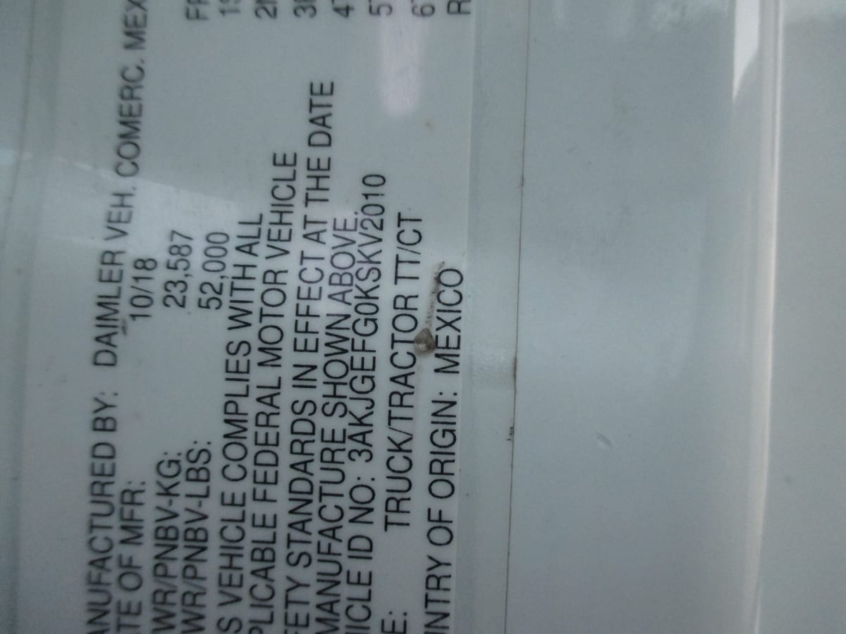 2019 Freightliner/Mercedes CASCADIA 125 866196