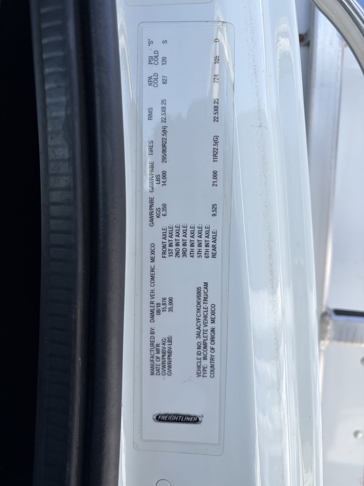 2019 Freightliner/Mercedes M2 106 866638