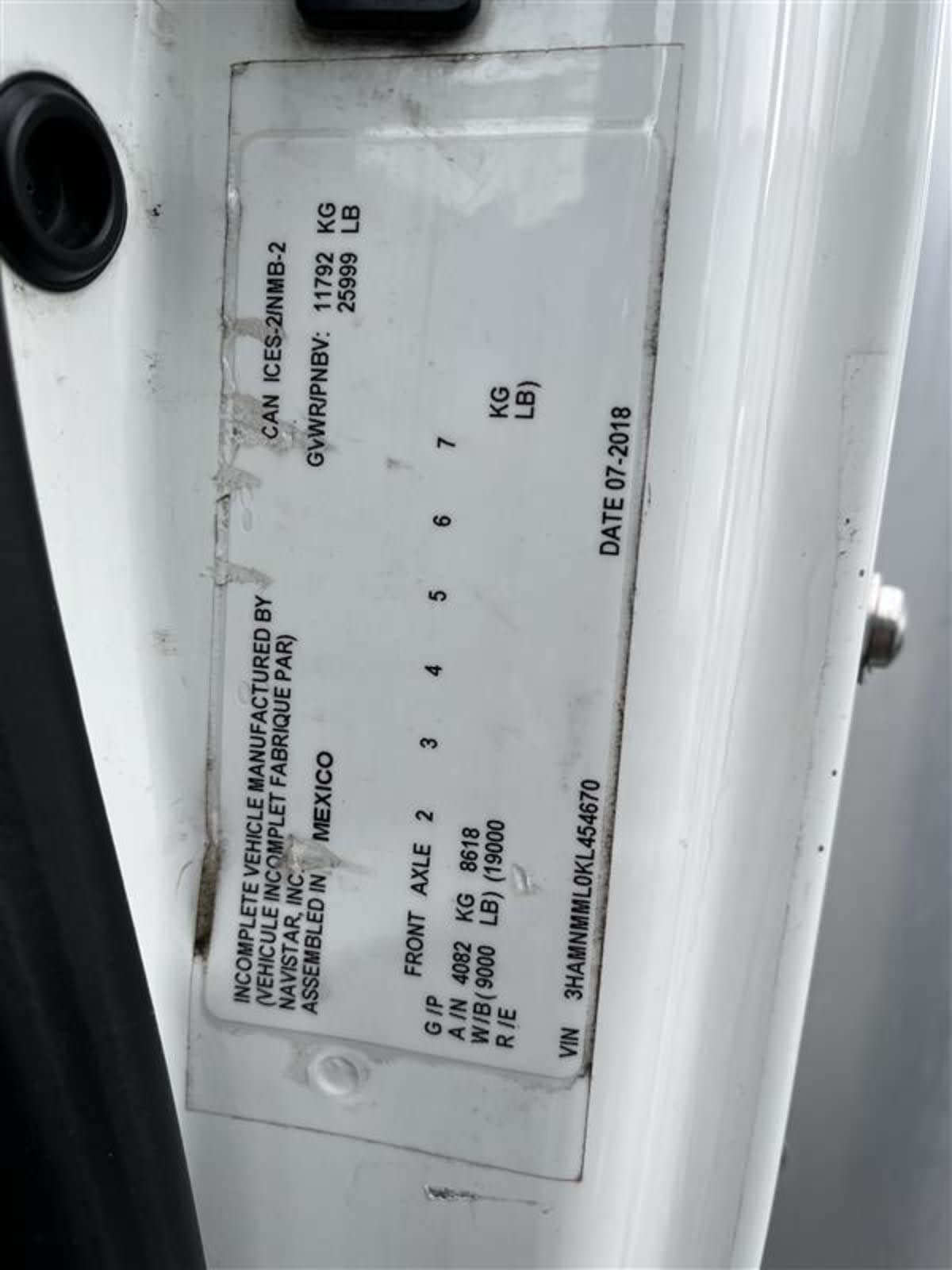 2019 Navistar International 4300 SBA 866867