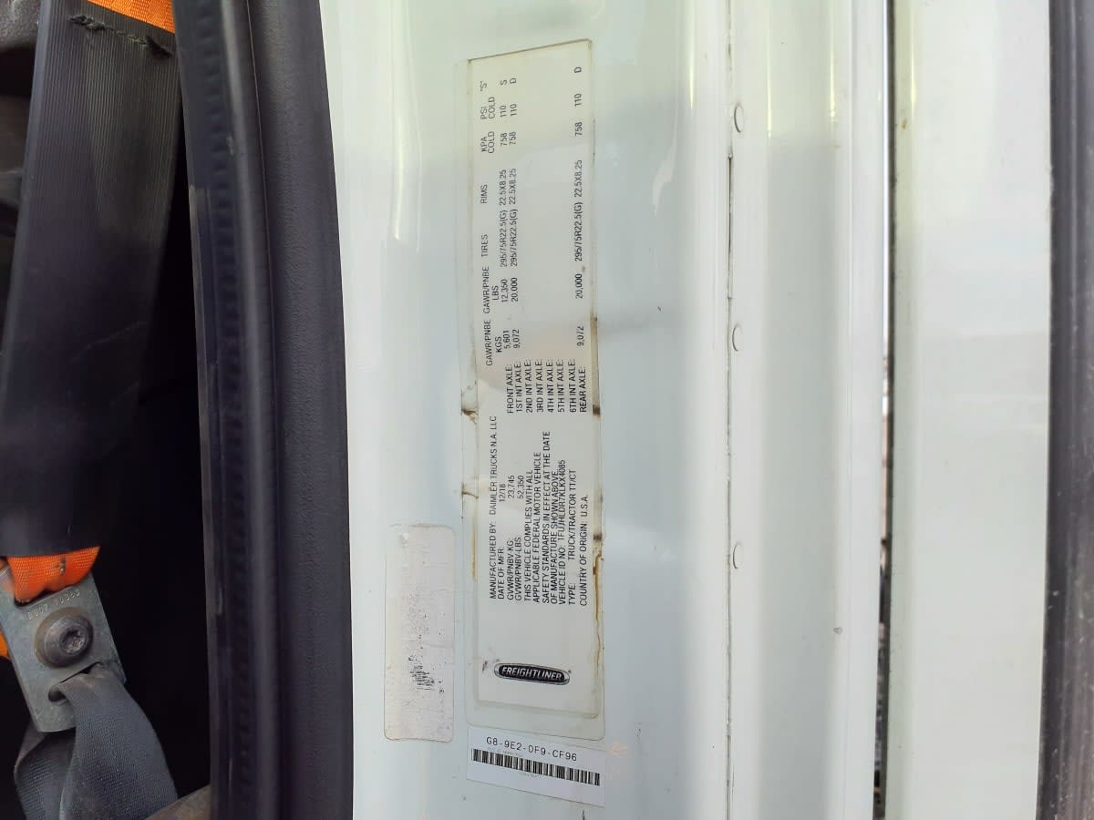 2019 Freightliner/Mercedes NEW CASCADIA PX12664 870317