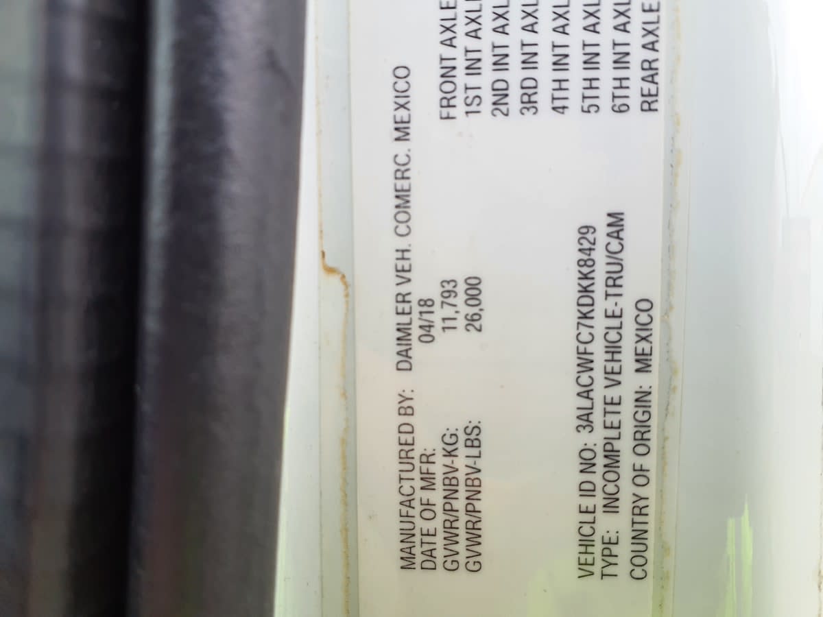 2019 Freightliner/Mercedes M2 106 871164