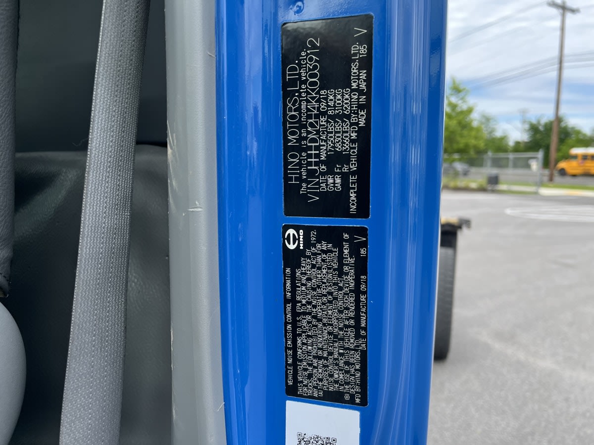 2019 Hino HINO 195 873838