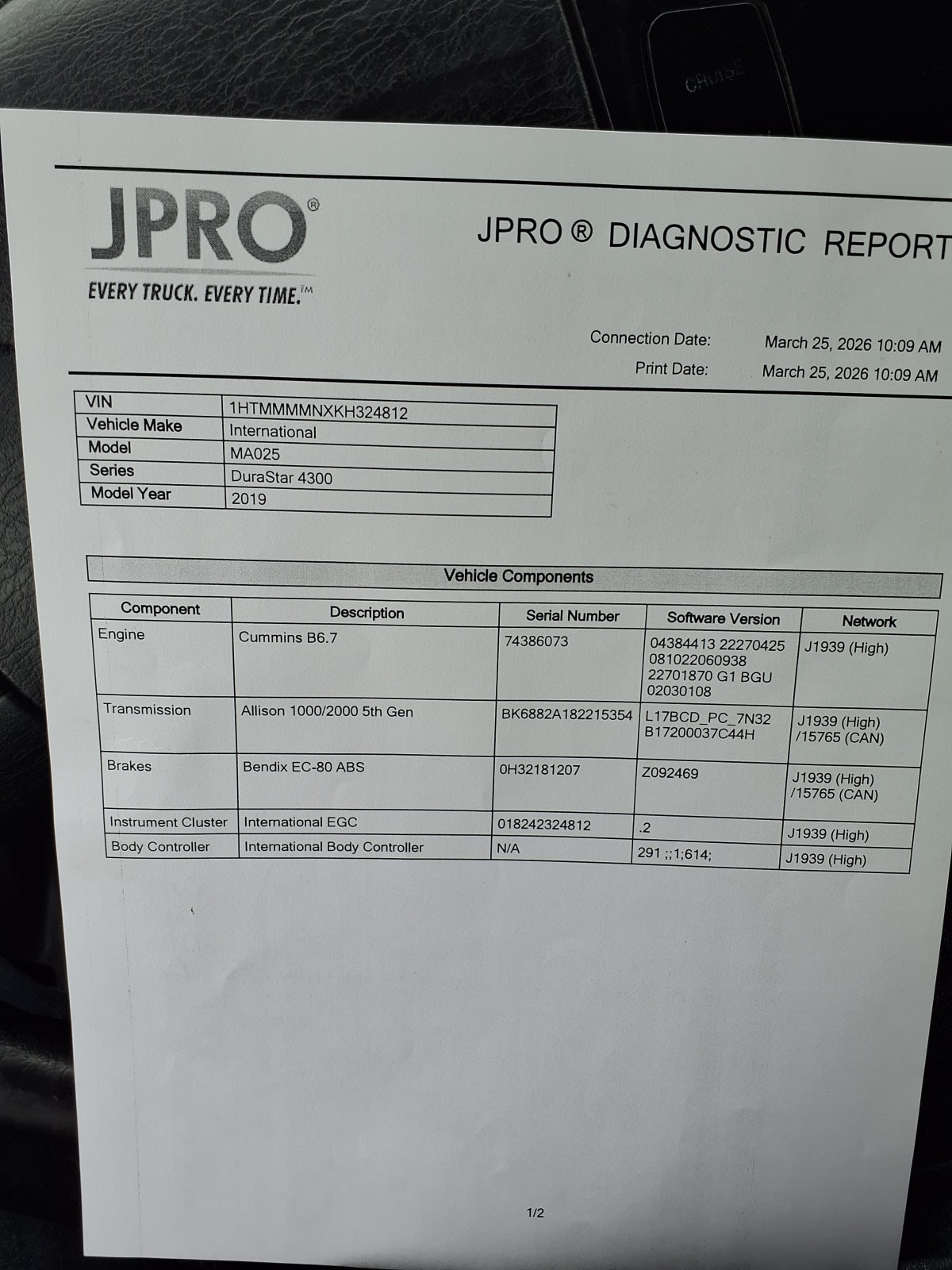 2019 Navistar International 4300 875881