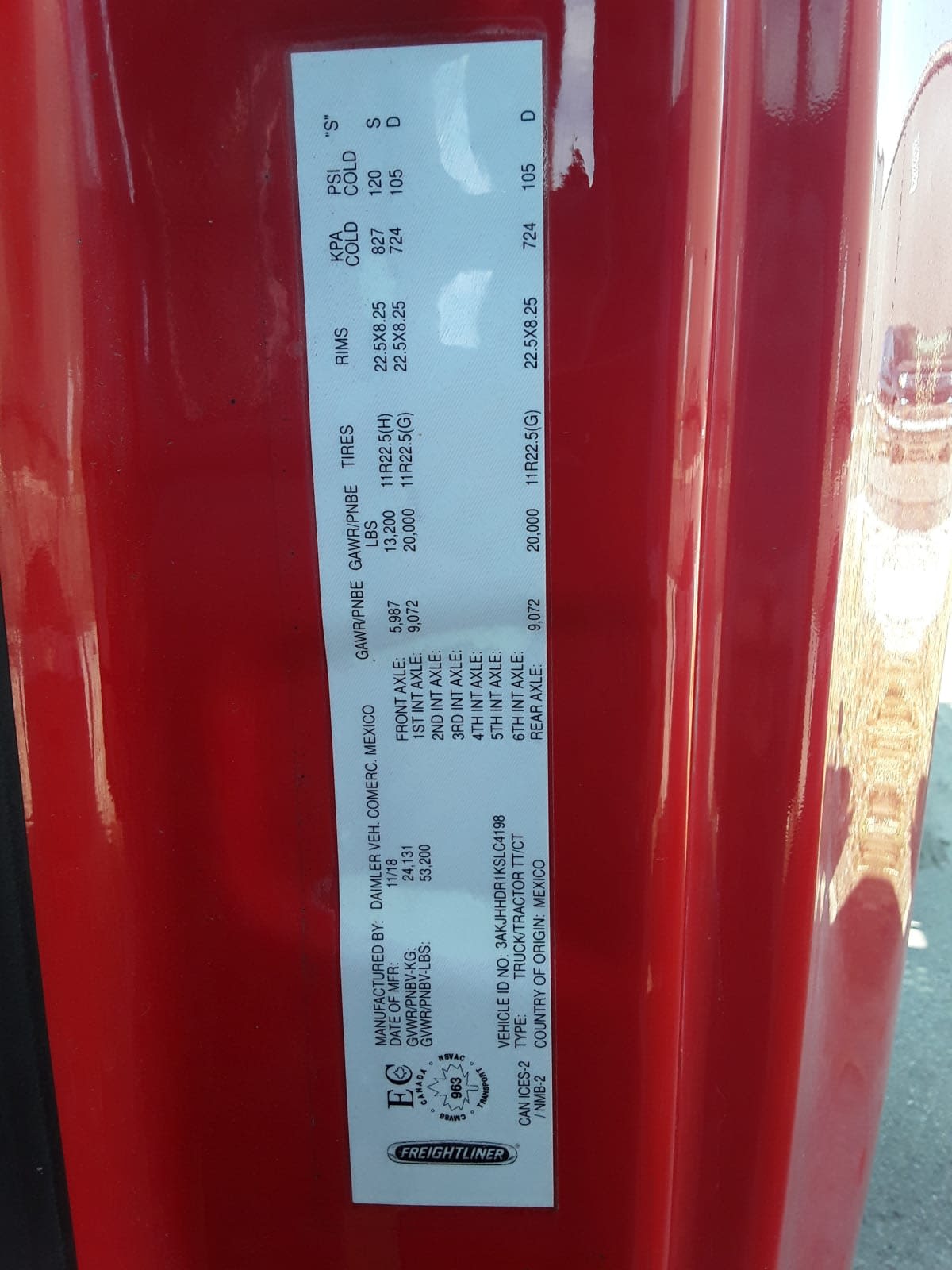 2019 Freightliner/Mercedes NEW CASCADIA PX12664 876131