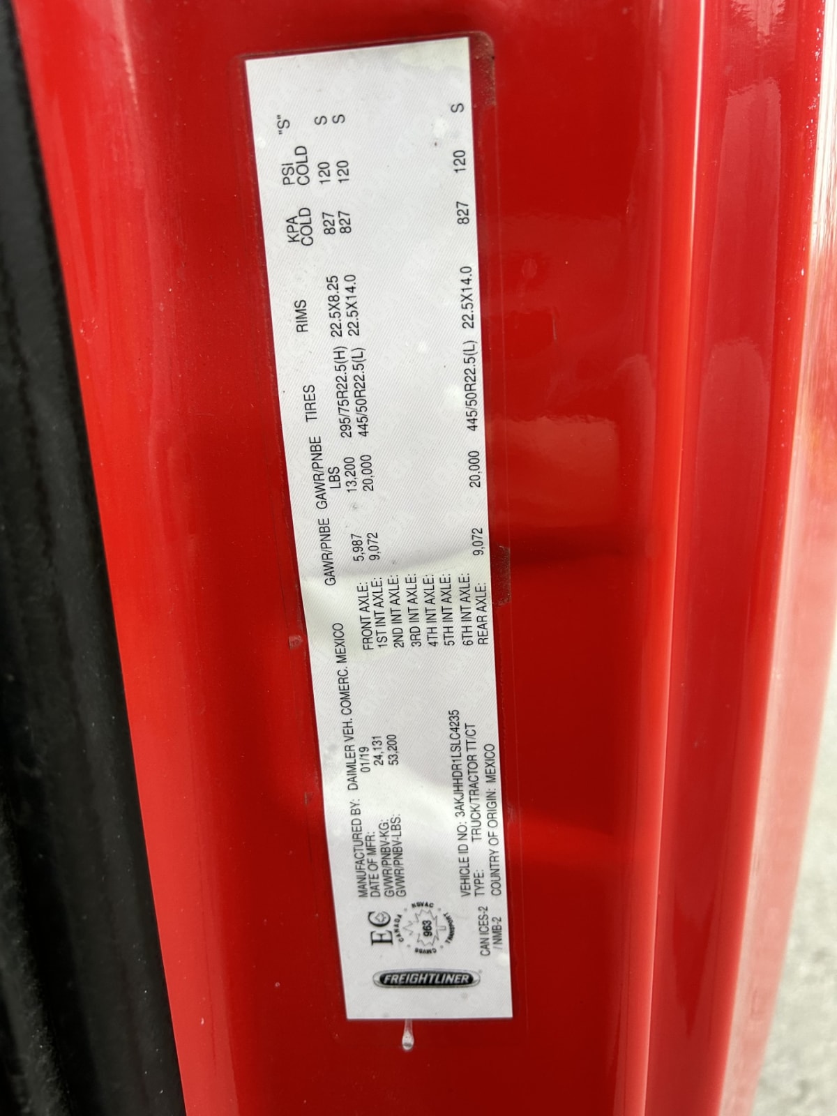 2020 Freightliner/Mercedes NEW CASCADIA PX12664 876173