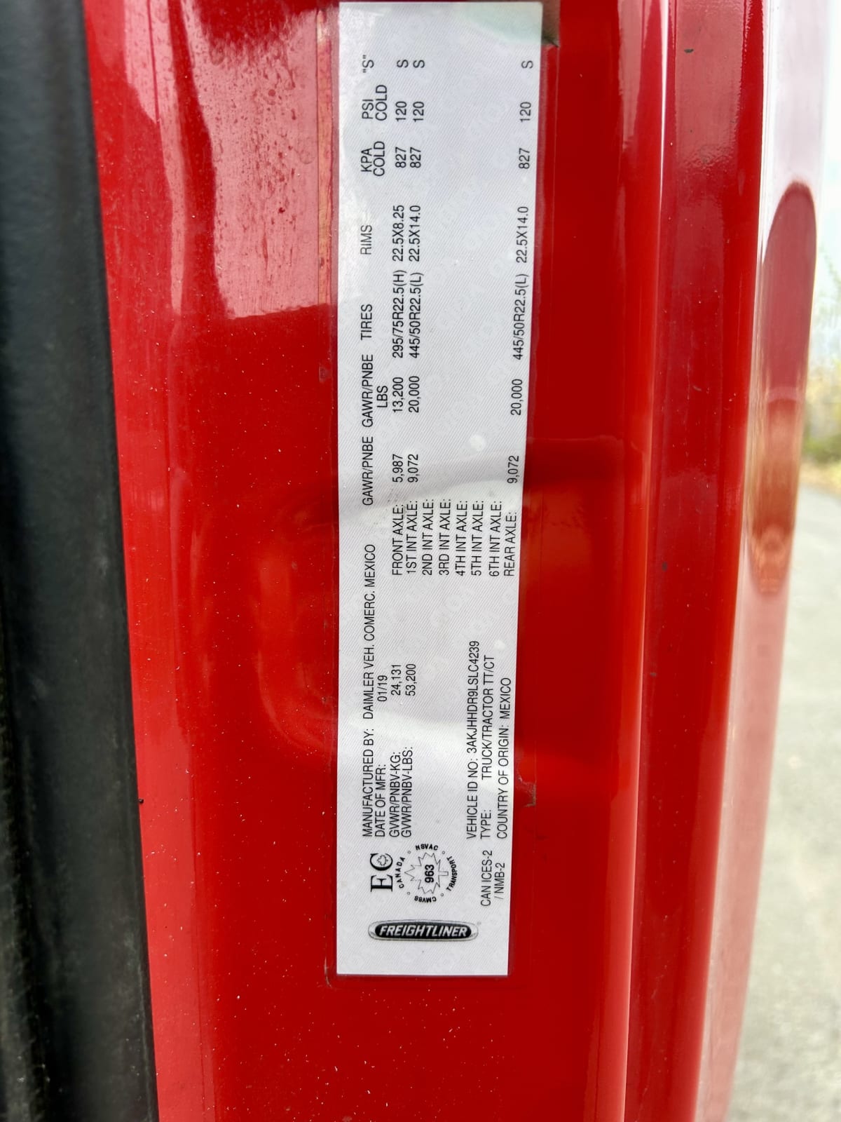 2020 Freightliner/Mercedes NEW CASCADIA PX12664 876177