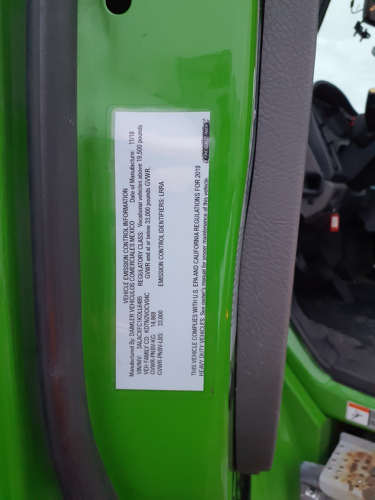 2019 Freightliner/Mercedes M2 106 876690