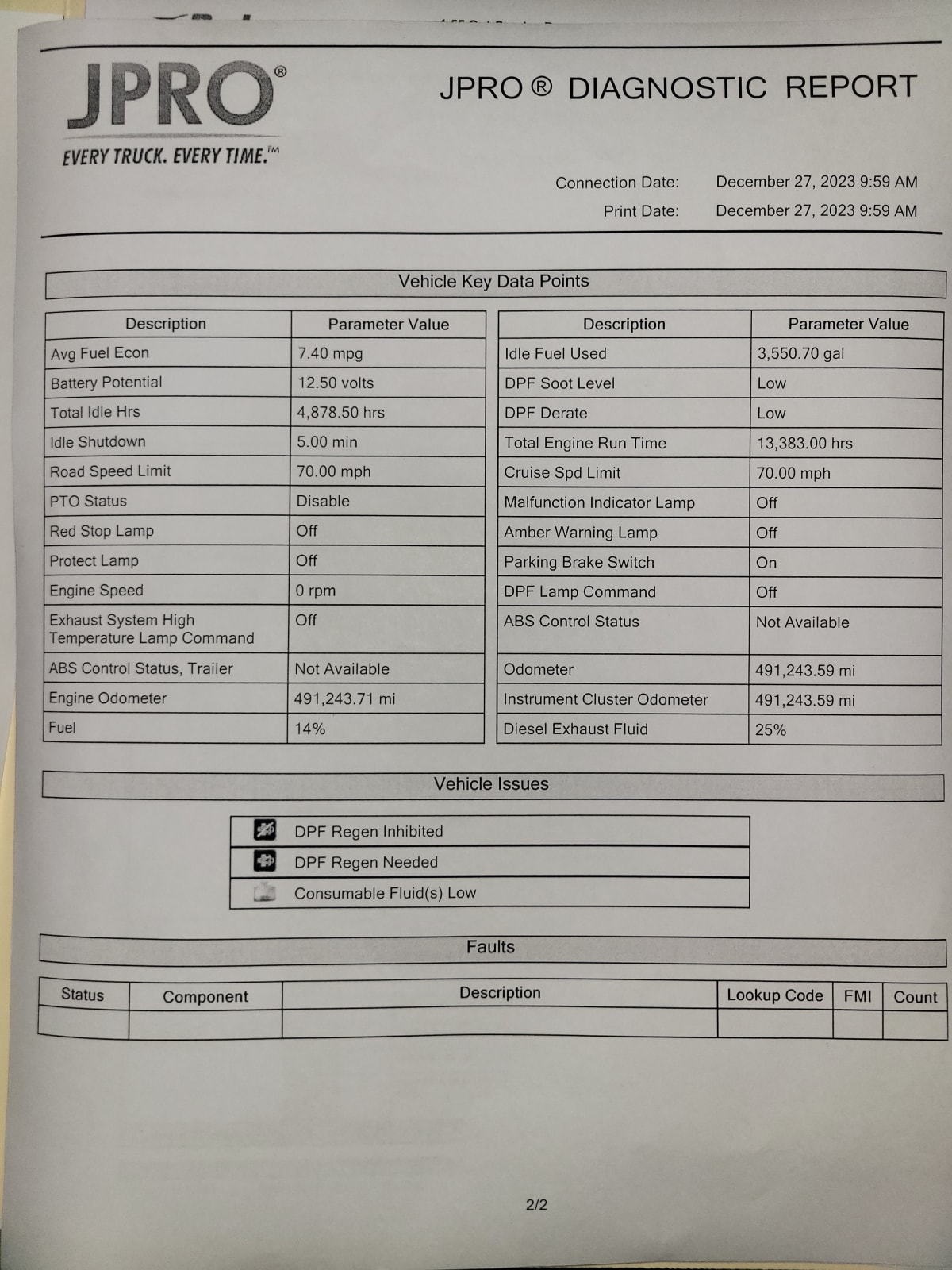 2019 Navistar International LT625 SLPR CAB 877434