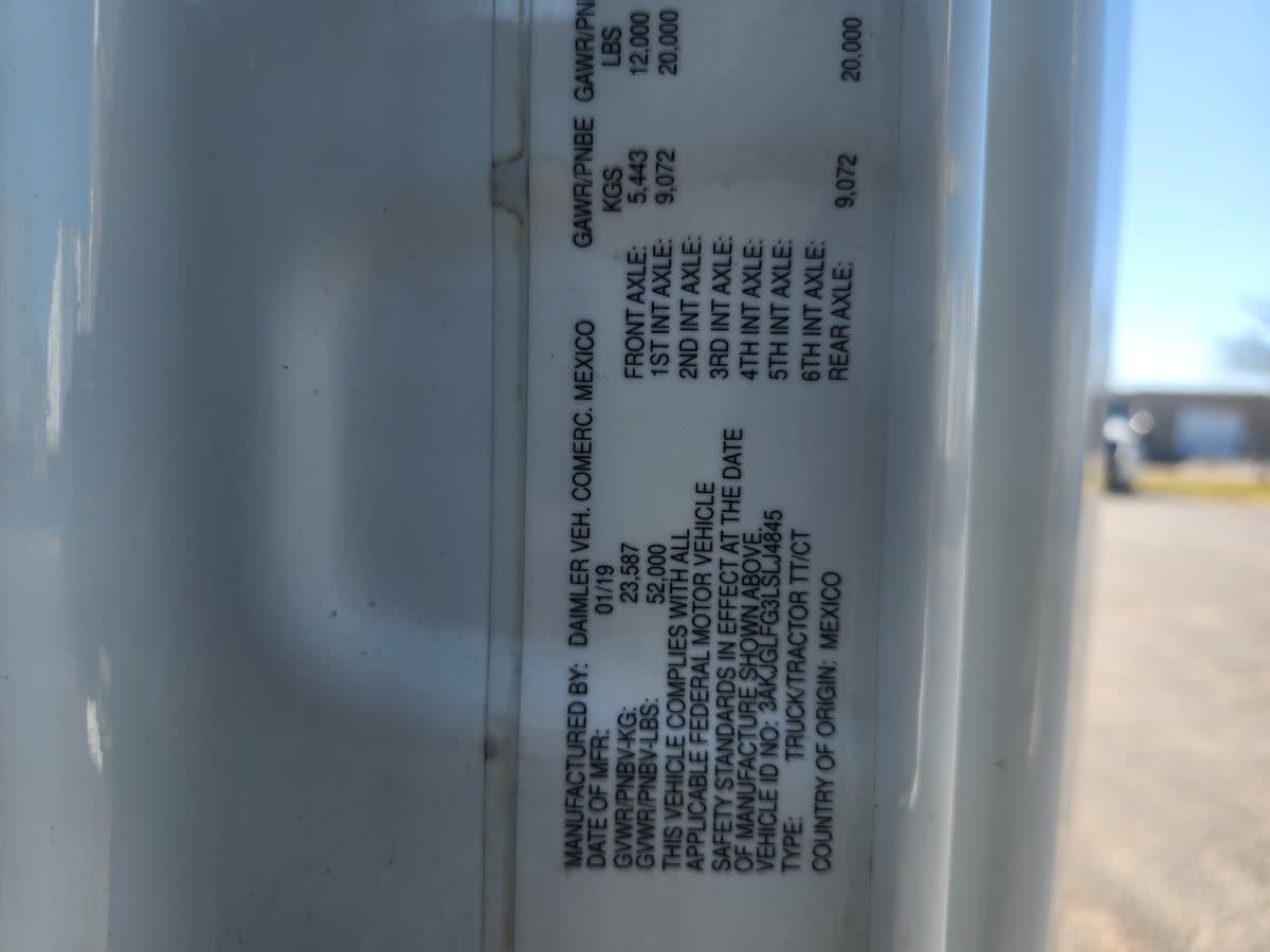 2020 Freightliner/Mercedes CASCADIA 125 879565