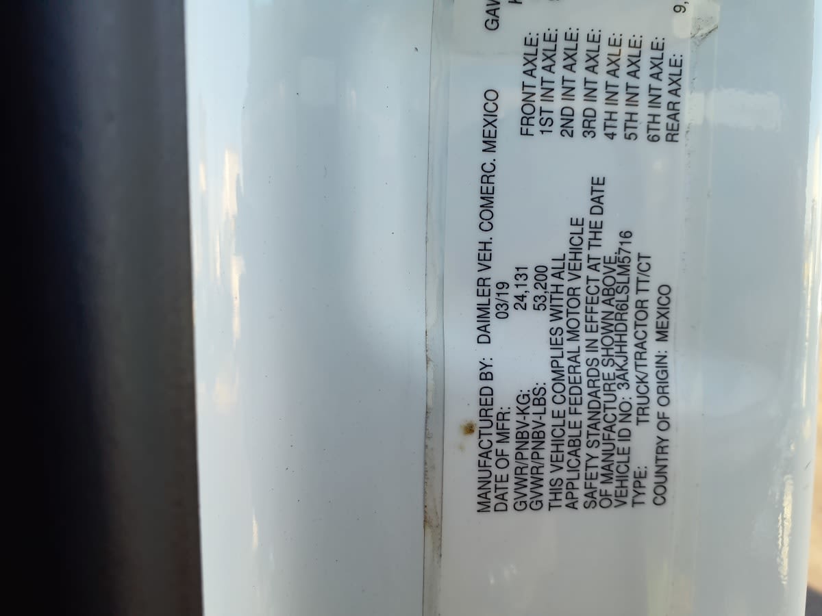 2020 Freightliner/Mercedes NEW CASCADIA PX12664 880709