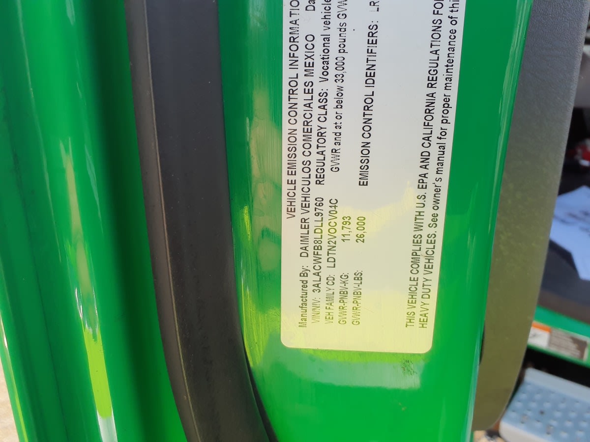 2020 Freightliner/Mercedes M2 106 881442