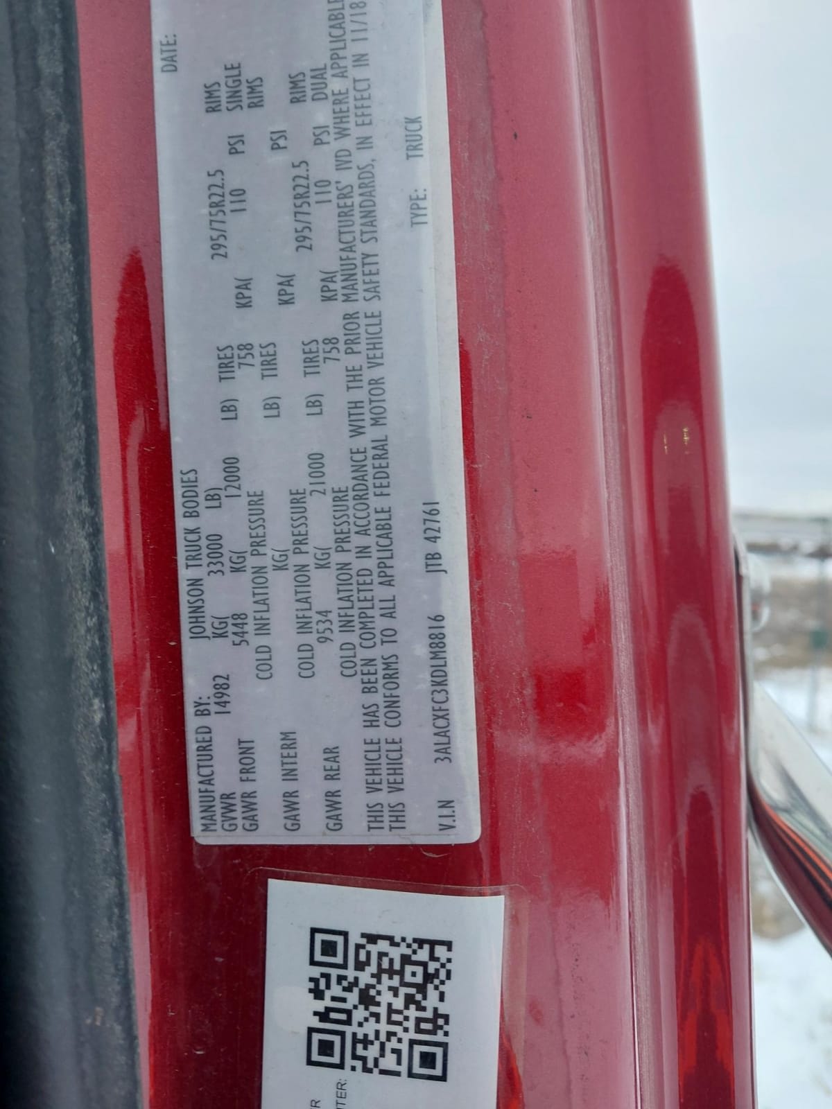 2019 Freightliner/Mercedes M2 106 884495