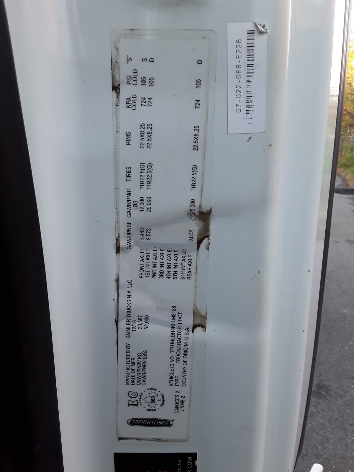 2019 Freightliner/Mercedes NEW CASCADIA PX12664 884853