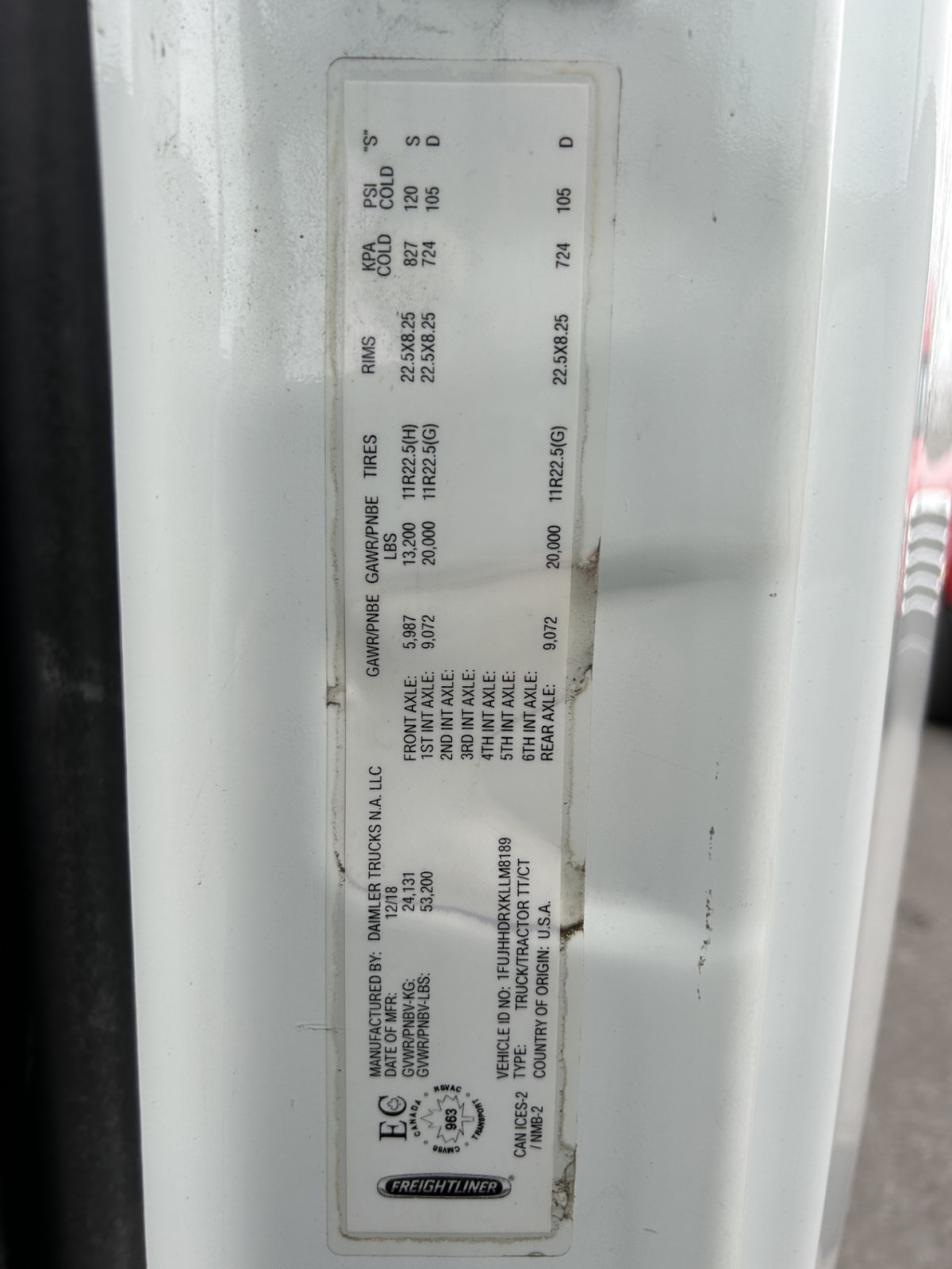 2019 Freightliner/Mercedes NEW CASCADIA PX12664 884854