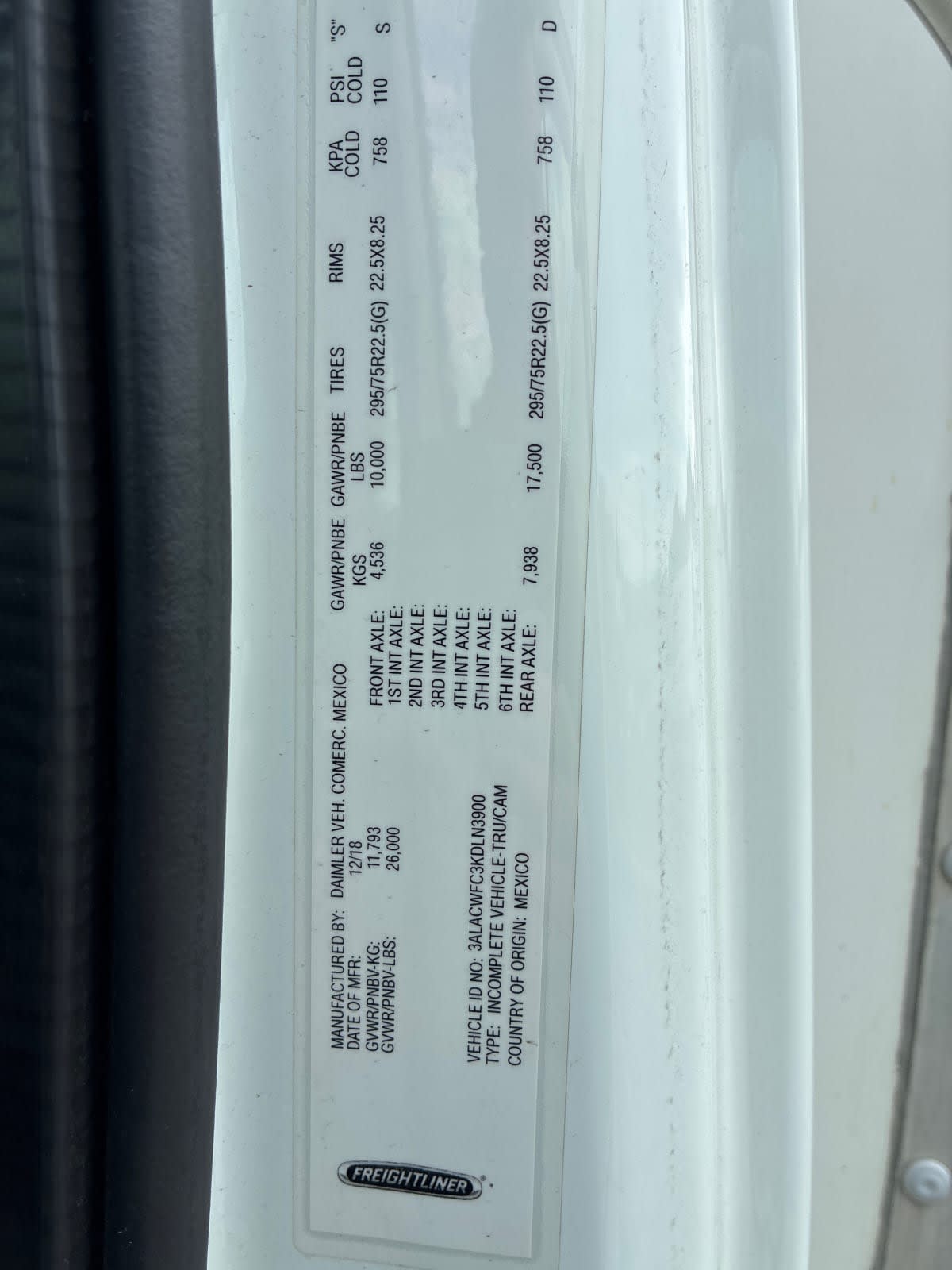 2019 Freightliner/Mercedes M2 106 885467