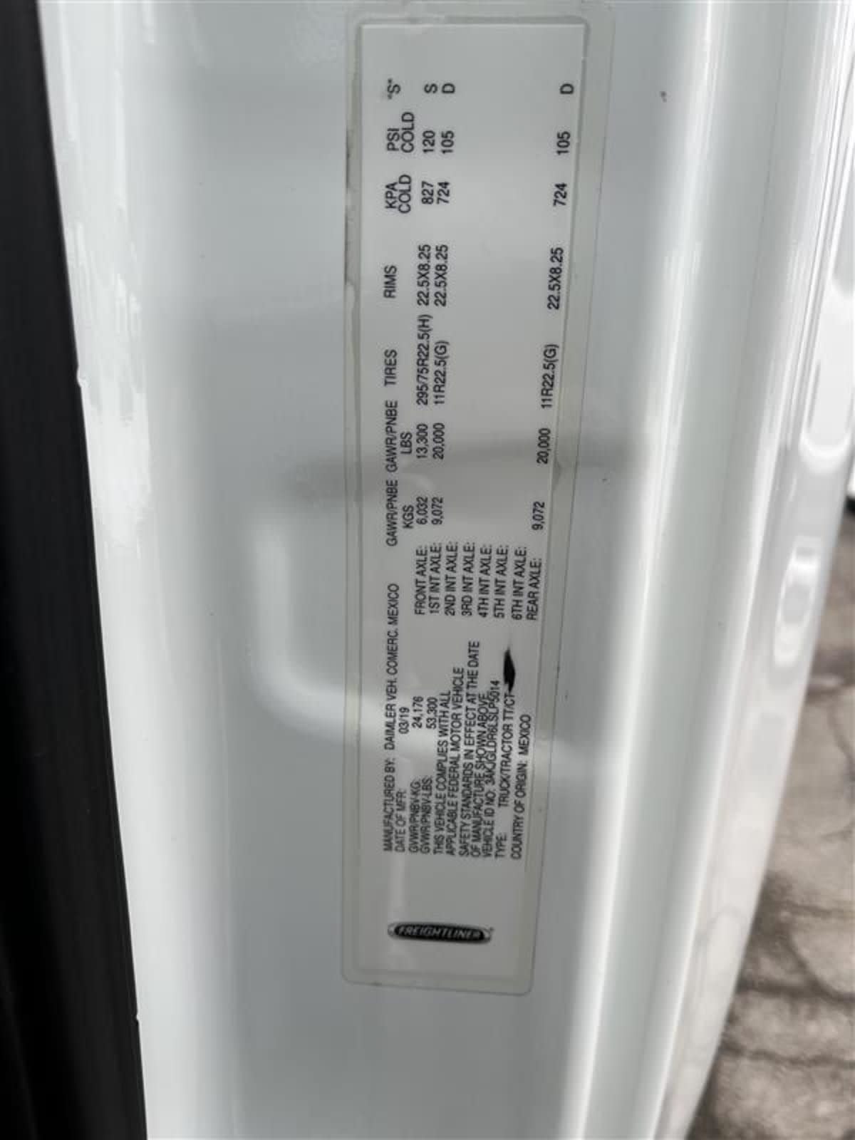 2020 Freightliner/Mercedes CASCADIA 125 894184