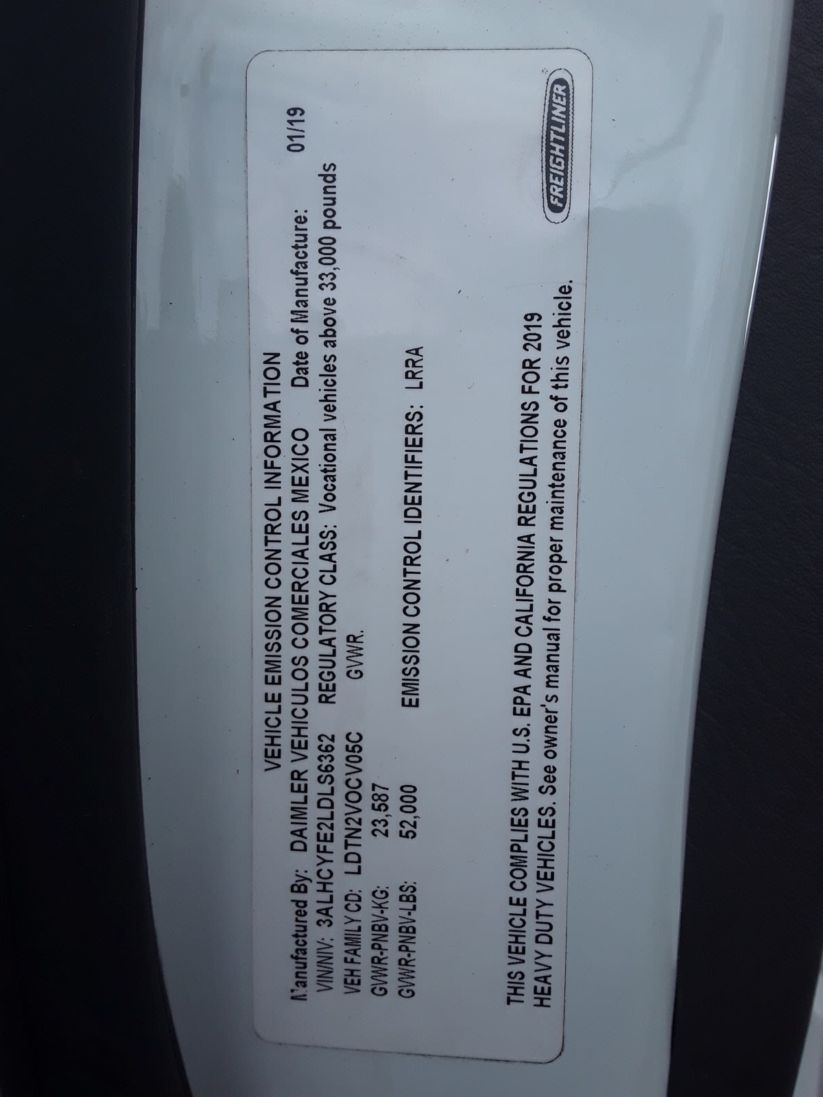 2020 Freightliner/Mercedes M2 106 896071