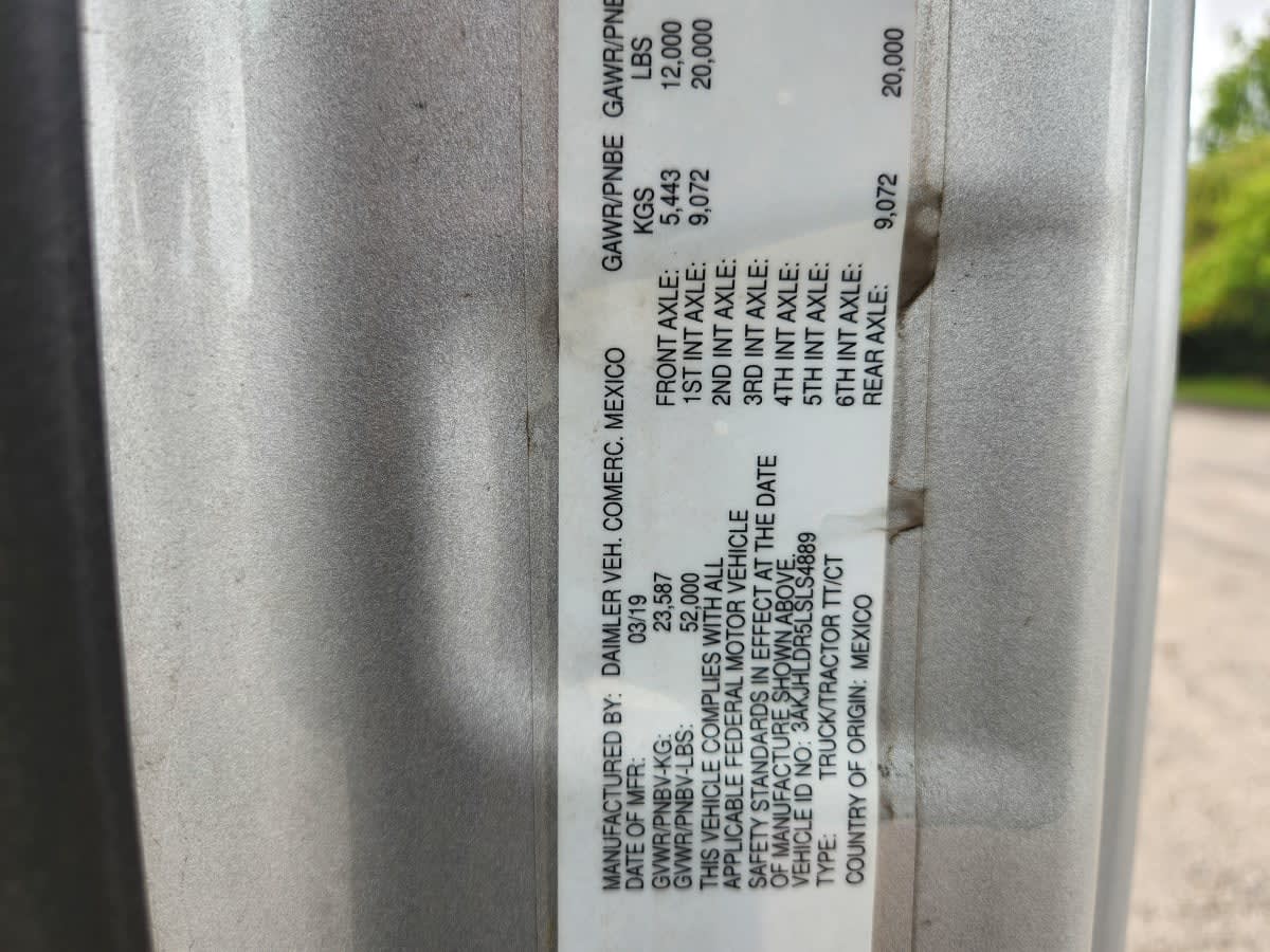 2020 Freightliner/Mercedes NEW CASCADIA PX12664 899209