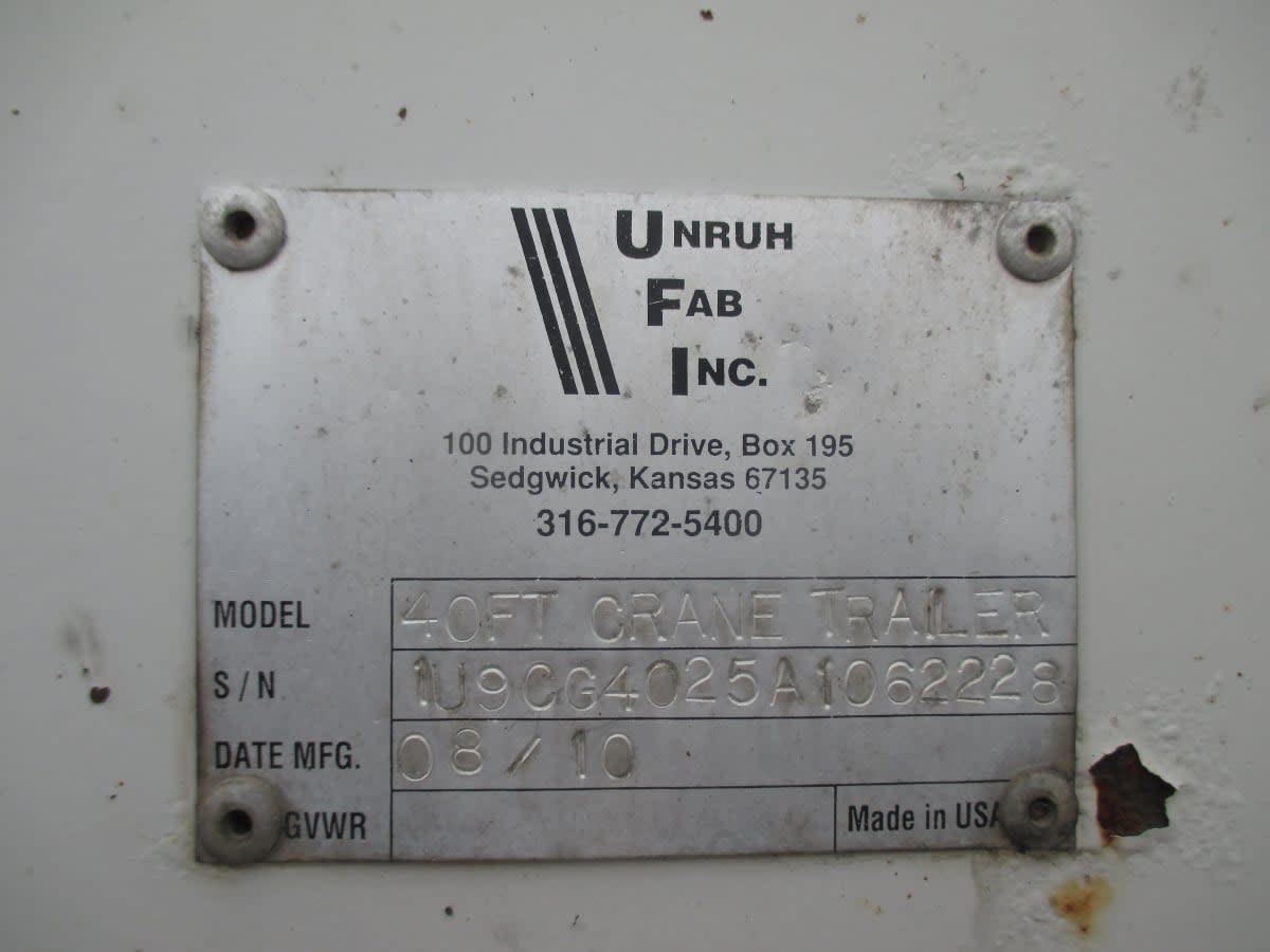 2010 Unruh Fab, Inc UFI 40' GLASS TRANSP 922968
