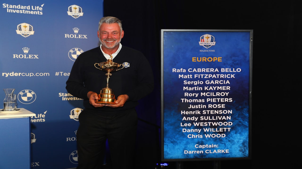 Darren Clarke reveals his wildcards