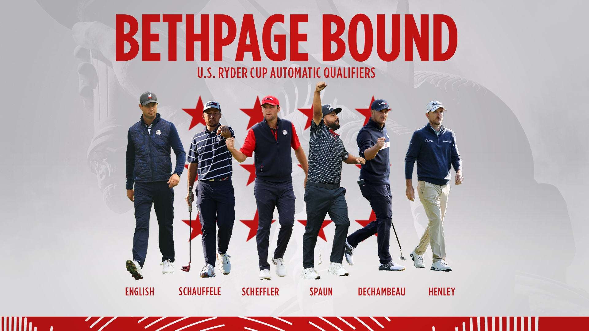 Russell Henley Harris English and Bryson DeChambeau Qualify for 2025 US Ryder Cup Team