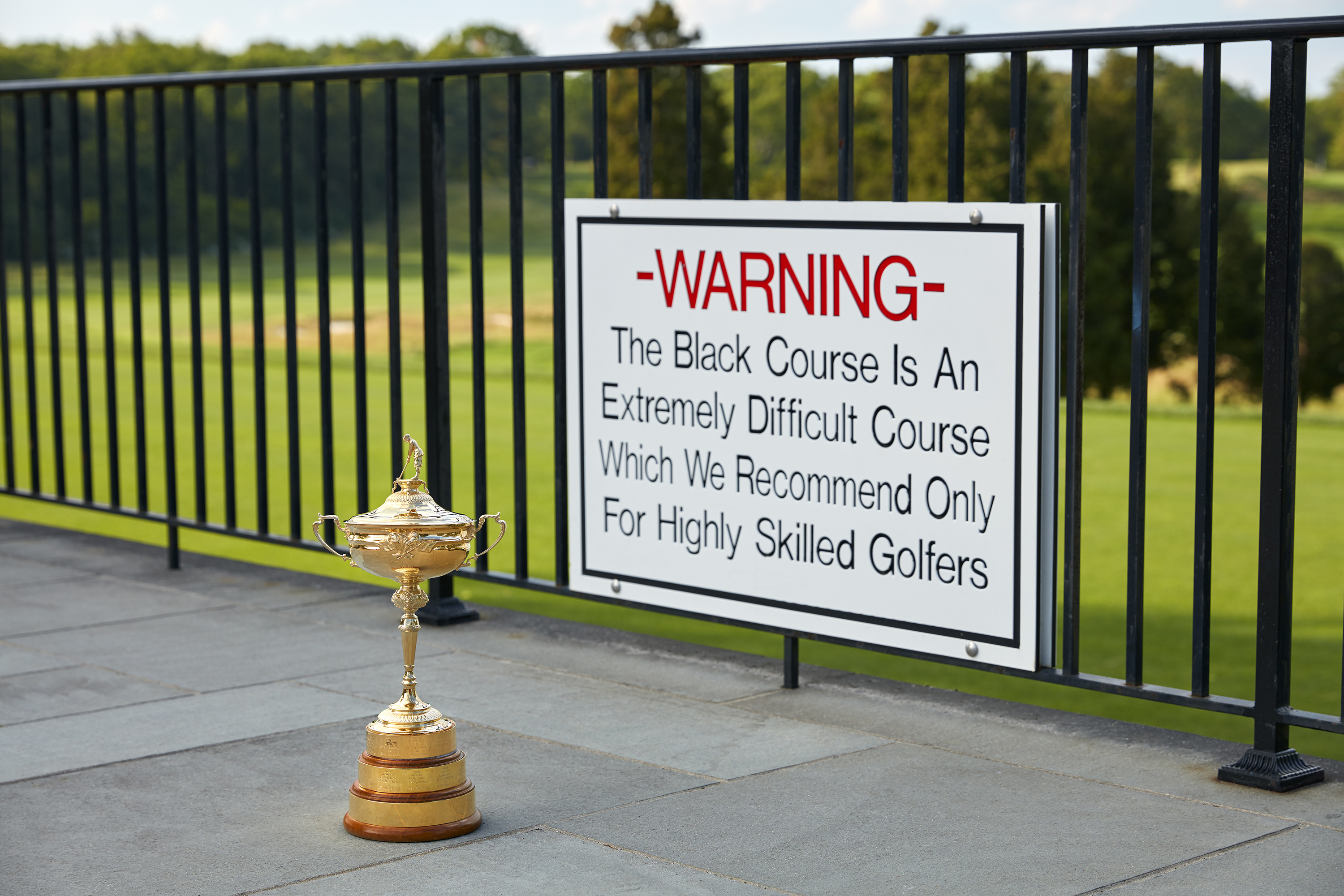 Bethpage Black Ryder Cup signage