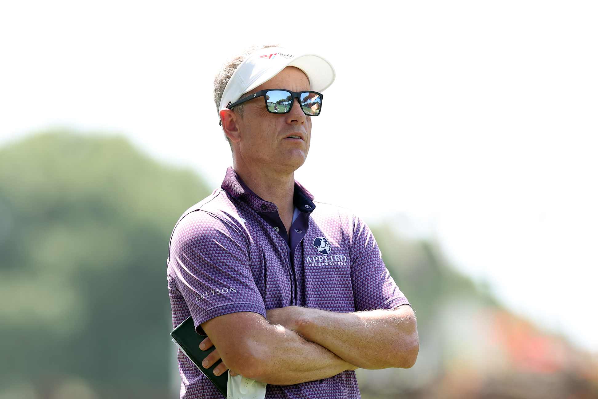 ANTALYA, TURKEY - MAY 07: Luke Donald of England in action prior to the Turkish Airlines Open 2025 at Regnum Carya Golf & Spa Resort on May 07, 2025 in Antalya, Turkey. (Photo by Jan Kruger/Getty Images)
