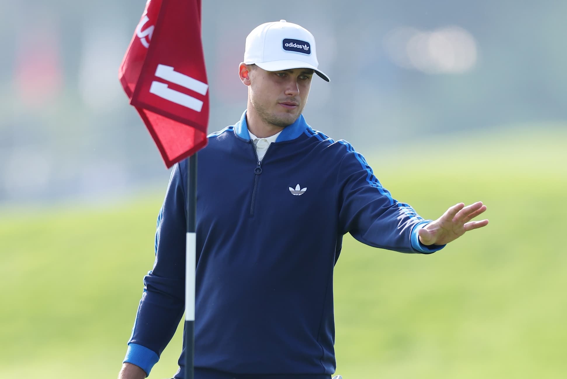 OAKMONT, PENNSYLVANIA - JUNE 11: Ludvig Åberg of Sweden walks across the 11th green during a practice round prior to the 125th U.S. OPEN at Oakmont Country Club on June 11, 2025 in Oakmont, Pennsylvania. (Photo by Warren Little/Getty Images)