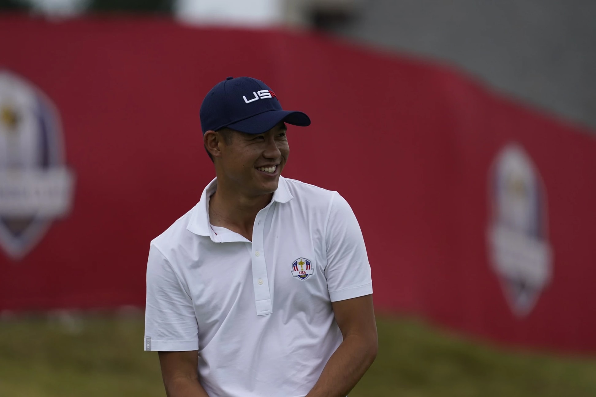 KOHLER, WI - SEPTEMBER 20: Collin Morikawa during the 2020 Ryder Cup at Whistling Straits on September 20, 2021 in Kohler, WI. (Photo by Hailey Garrett/PGA of America)