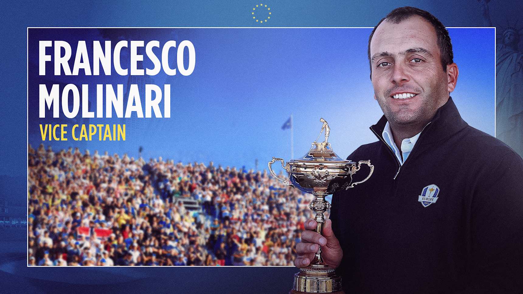 Francesco Molinari named as a Vice Captain for the 2025 Ryder Cup