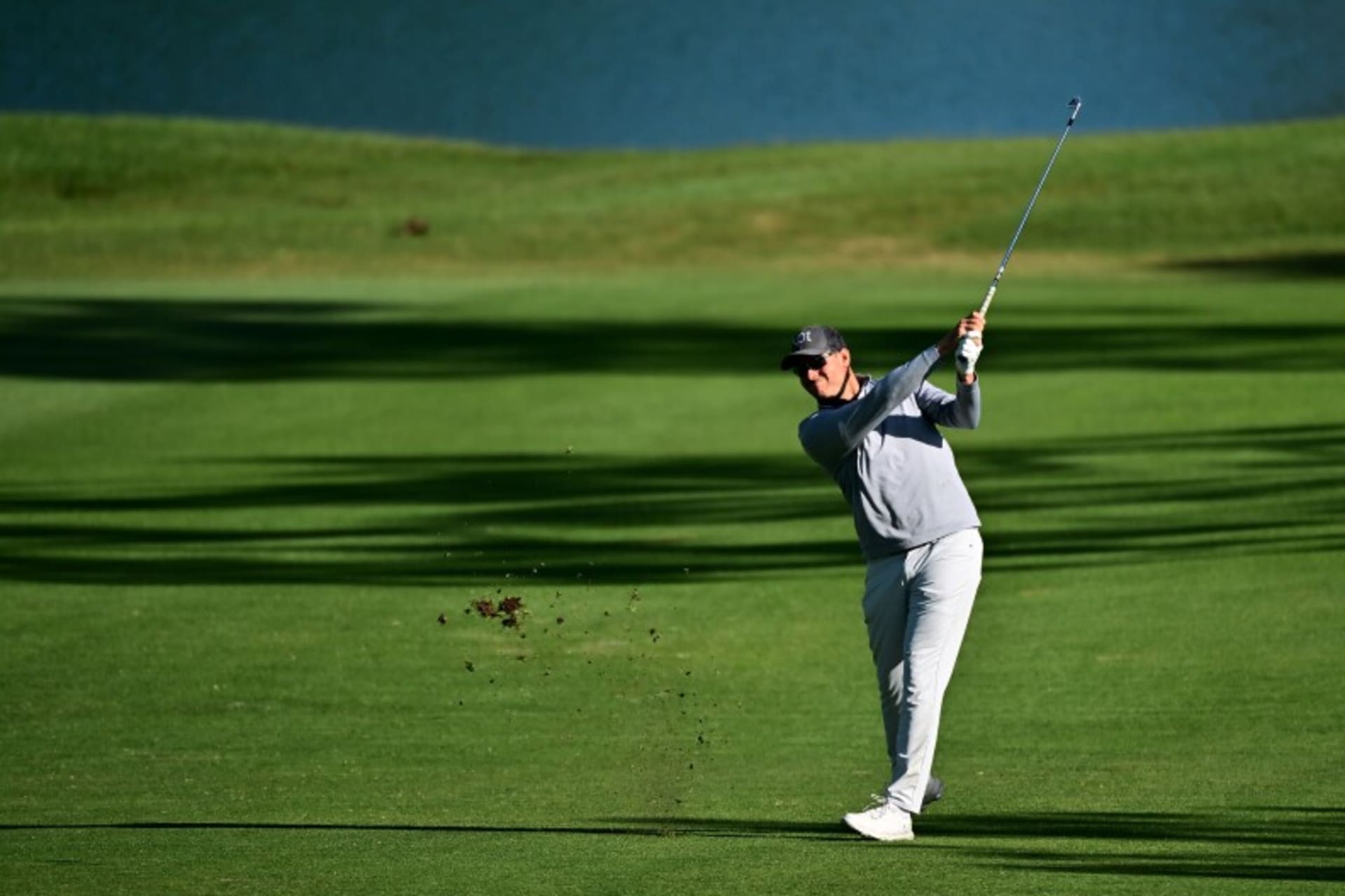 PALM HARBOR, FLORIDA - MARCH 17: Adam Schenk of the United States plays an approach shot on the fifth hole during the second round of the Valspar Championship at Innisbrook Resort and Golf Club on March 17, 2023 in Palm Harbor, Florida. (Photo by Julio Aguilar/Getty Images)Photo Credit: Getty Images