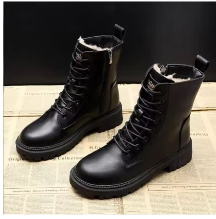 Fern Warm Lined Lace Up Winter Boots