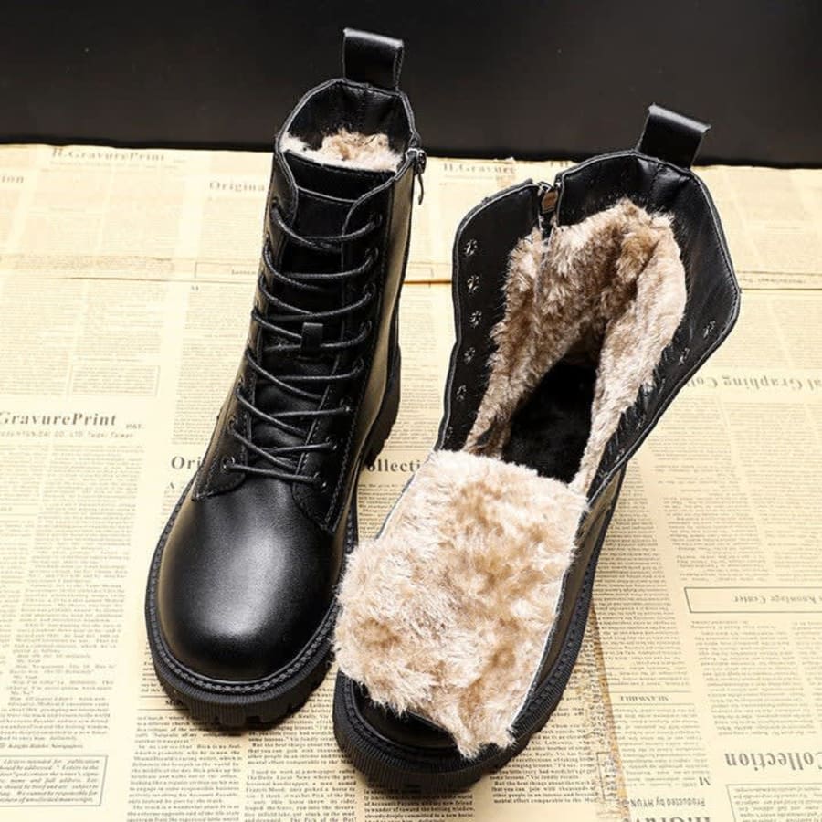 Fern Warm Lined Lace Up Winter Boots