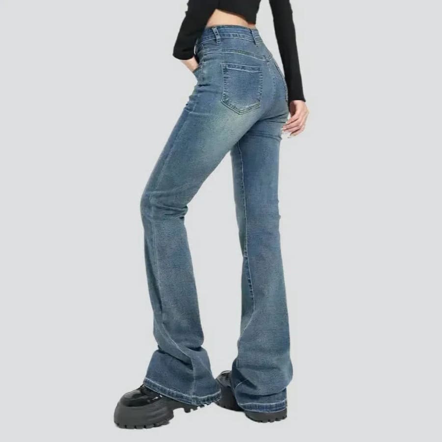 Keira Sanded Wash Bootcut Jeans