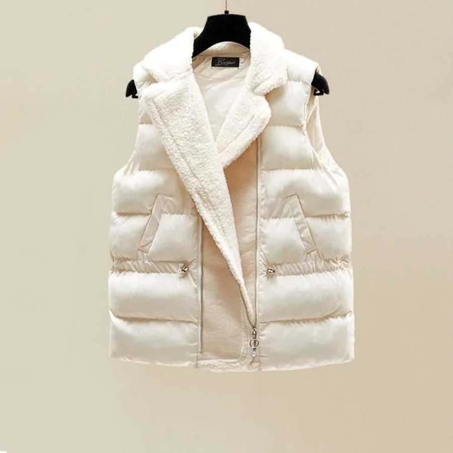Polly Cable Knit Lounge Set with Gilet in Weste
