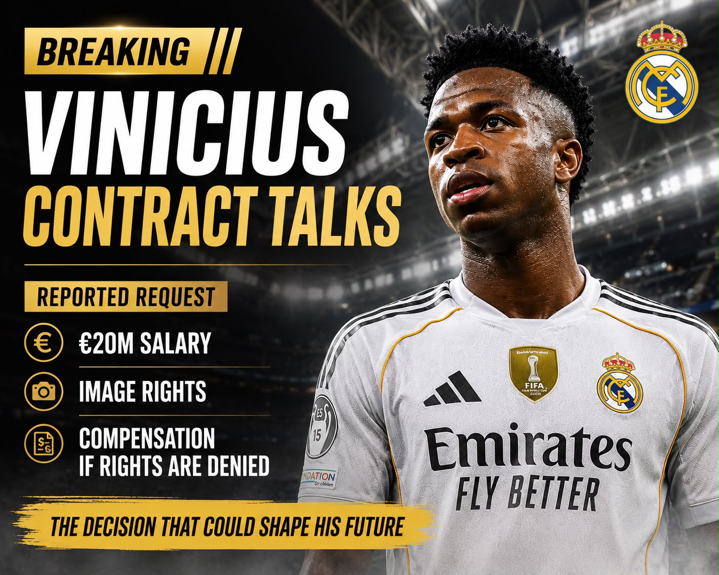 Vinícius Contract Talks: Stay at Real Madrid or Seek a New Project?