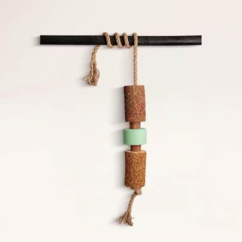 Grooming Deluxe Wooden Relax Horse Toy with Salt lick