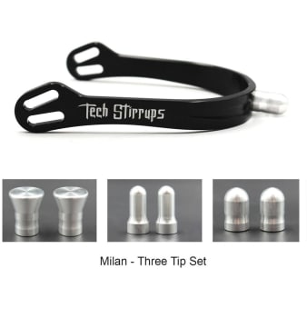 Tech Stirrup Milan Spurs -M- Black