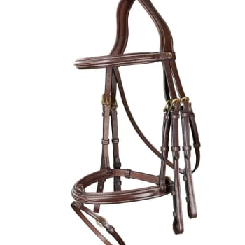 Dyon Flash Noseband Double Bridle D Collection