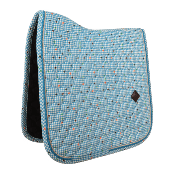 Kentucky Saddle Pad Velvet Pied-de-Poule Dressage