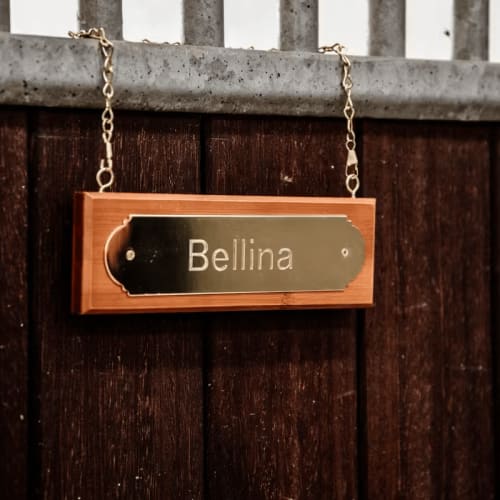 Grooming Deluxe Stable Name Plate Hanger
